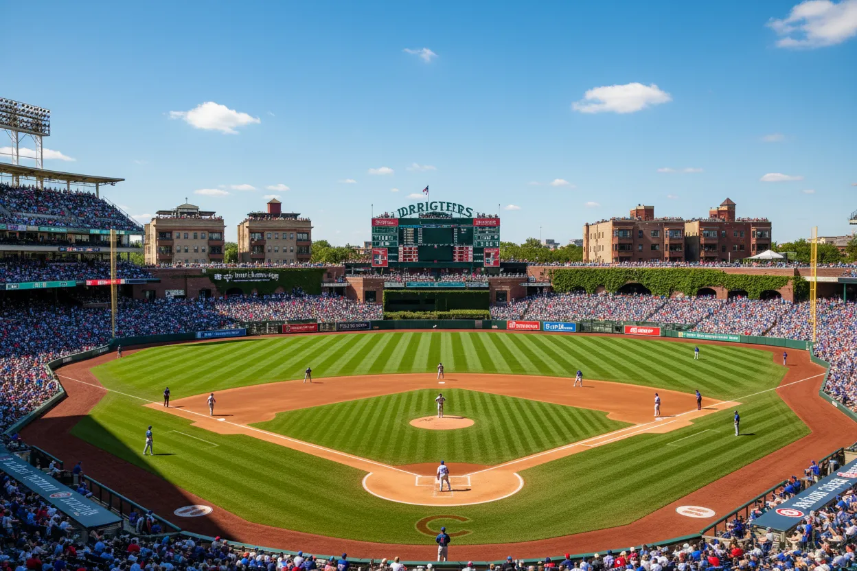 Chicago Cubs Game at Wrigley Field